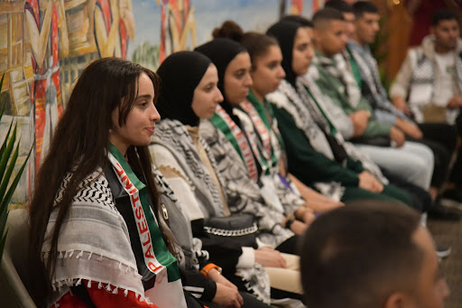 Potret beberapa calon mahasiswa dari Palestina yang akan diberikan beasiswa di Unhan RI